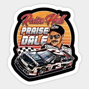 Dalee Earnhardtt Raisee Hell Praisee 90S - Dale Earnhardtt Sticker